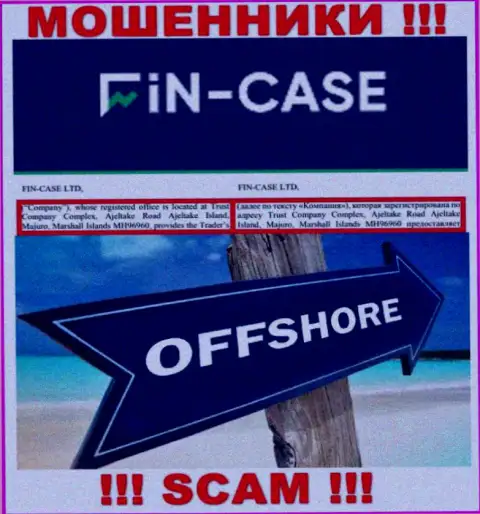 Fin Case это КИДАЛЫ ! Отсиживаются в офшоре по адресу - Trust Company Complex, Ajeltake Road Ajeltake Island, Majuro, Marshall Islands MH96960 и прикарманивают вклады клиентов