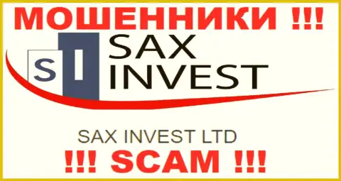 Сведения про юр лицо жуликов SaxInvest Net - SAX INVEST LTD, не спасет Вас от их грязных рук