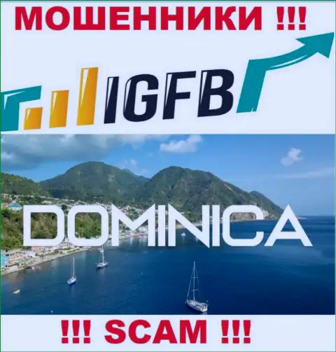 На интернет-сервисе ИГФБ Ван указано, что они зарегистрированы в оффшоре на территории Dominica