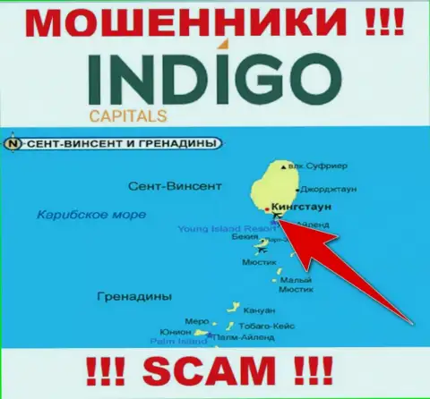 Мошенники Indigo Capitals пустили свои корни на офшорной территории - Kingstown, St Vincent and the Grenadines