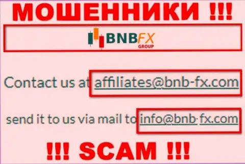 E-mail ворюг BNB-FX Com, инфа с официального сайта