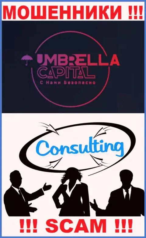 Umbrella Capital - это МОШЕННИКИ, вид деятельности которых - Консалтинг