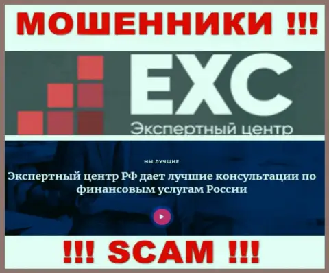 Экспертный Центр России занимаются грабежом наивных клиентов, а Консалтинг лишь ширма
