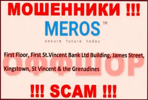 Постарайтесь держаться подальше от офшорных мошенников Мерос ТМ !!! Их официальный адрес регистрации - First Floor, First St.Vincent Bank Ltd Building, James Street, Kingstown, St Vincent & the Grenadines
