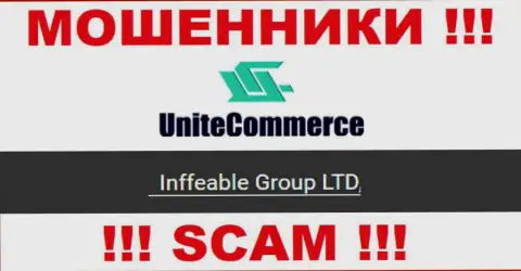 Руководителями Unite Commerce является организация - Inffeable Group LTD
