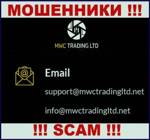 Компания MWC Trading LTD - это МОШЕННИКИ ! Не стоит писать на их адрес электронного ящика !!!